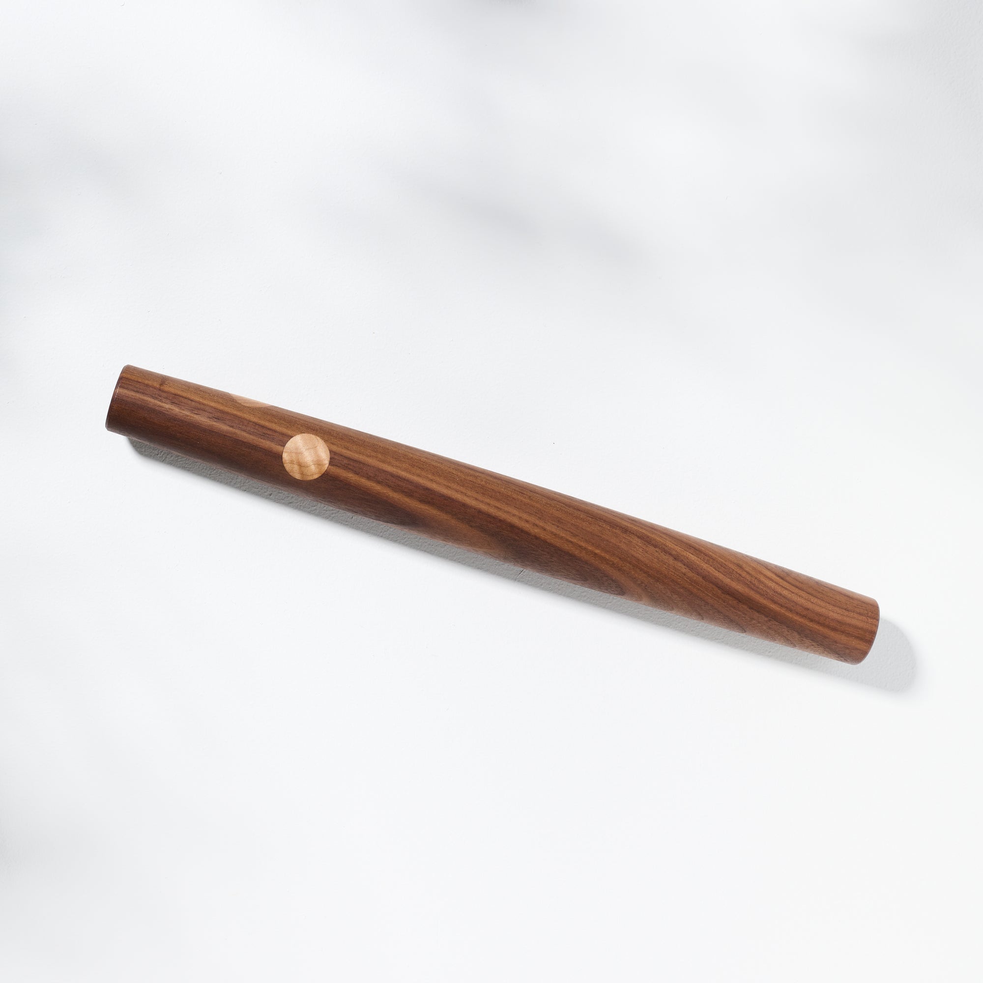 Hardwood French-style Rolling Pin - Elegant kitchen Tool with Polka Dot  Inlays