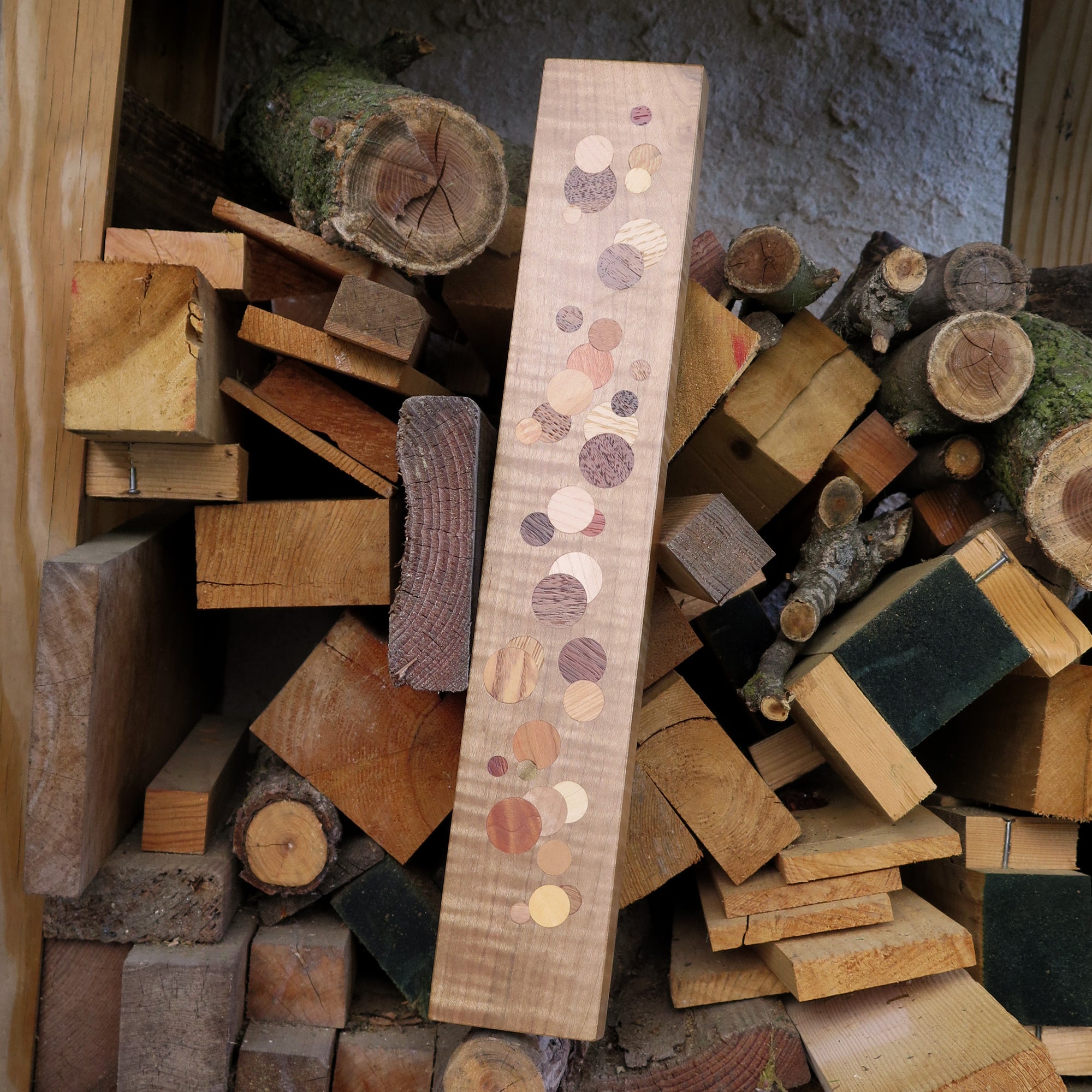 Curly Maple Knife Holder - Sample - SS426